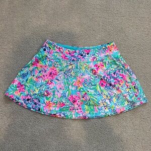 Lilly Pulitzer Floral Skort Size XS